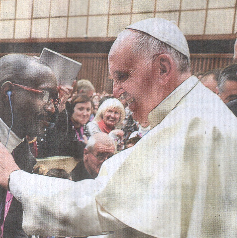 der Papst mit einem Mörder 2016
