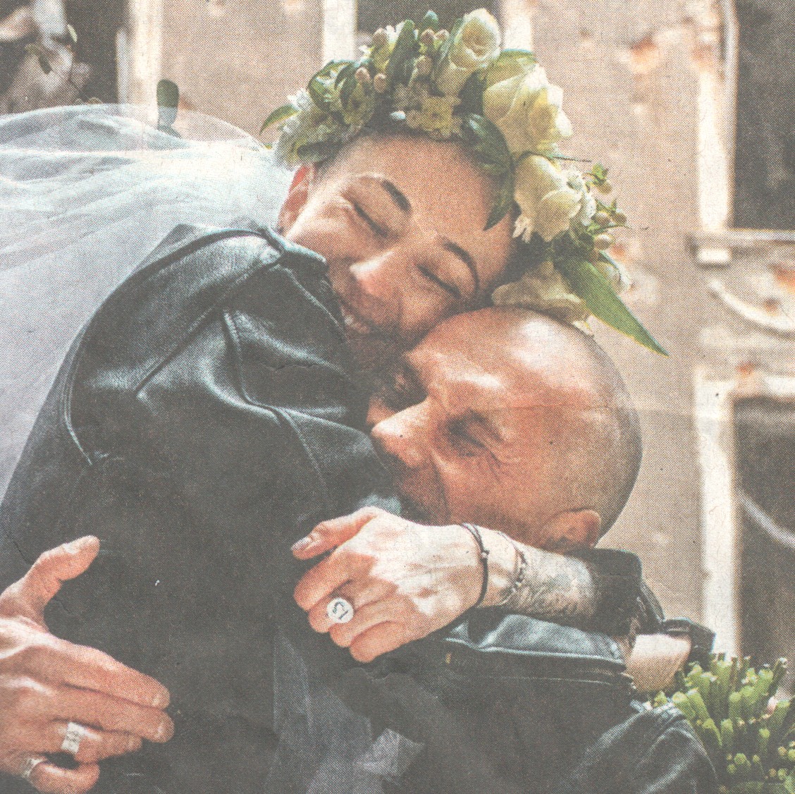 ukrainisches Paar in Charkiw