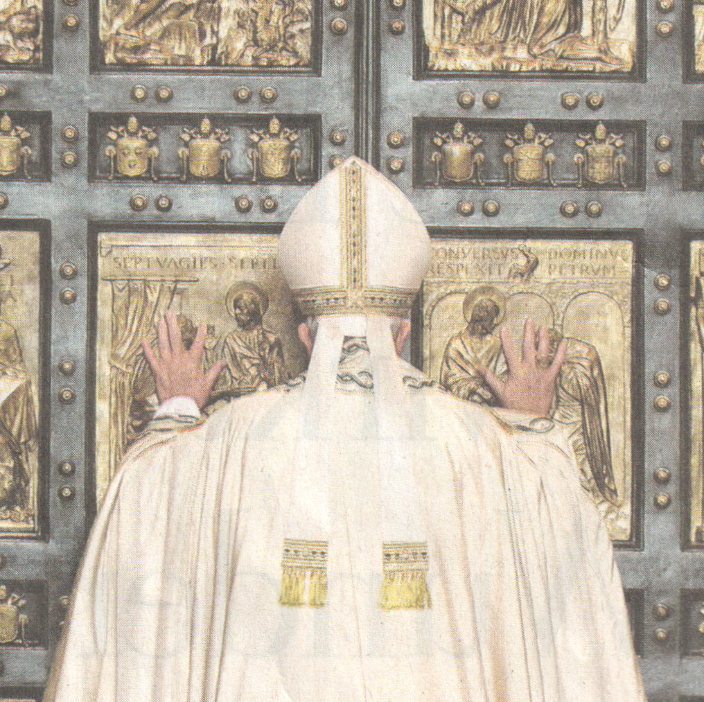 Papst öffnet hl. Pforte