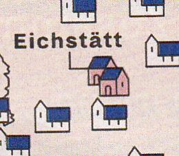 Ausschnitt aus der Deutschlandkarte