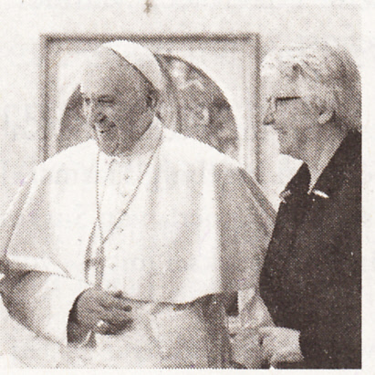 Annette Schavan beim Papst