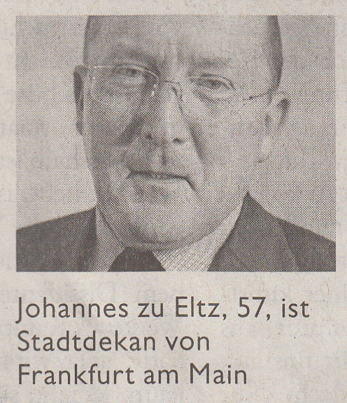 Stadtdekan zu Eltz