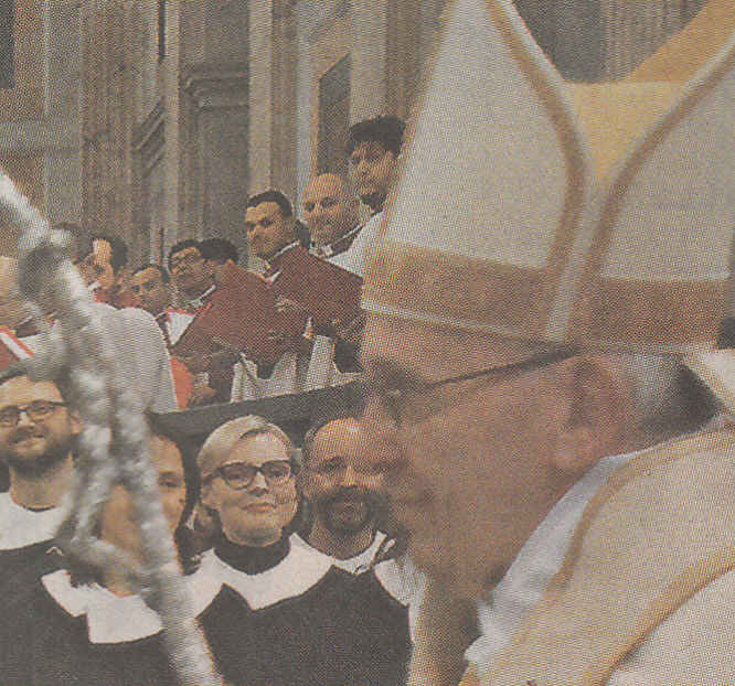 Der Papst mit dem Kammerchor