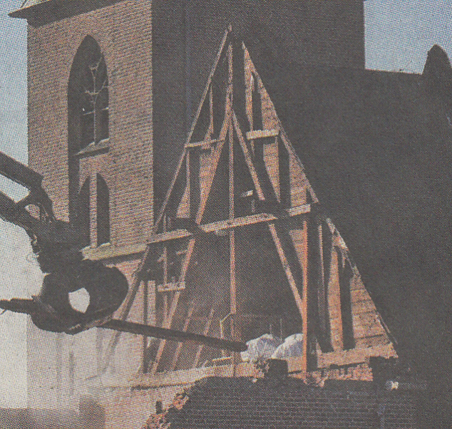 im Februar 2016 wurd St. Martinus in Borschemich planiert